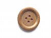 Ξύλινα κουμπιά,φυσικά,30mm